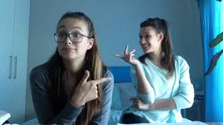 Akward Touch My Body Challenge With My Sister