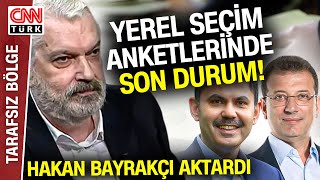 Hakan Bayrakçı Yerel Seçim Anketlerinde Son Durumu Aktardı Kurum-İmamoğlu Şu An Başa Baş