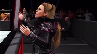 WWE 2K20 RAW BETH PHOENIX VS RUBY RIOTT / NATALYA LEAVES THE MATCH