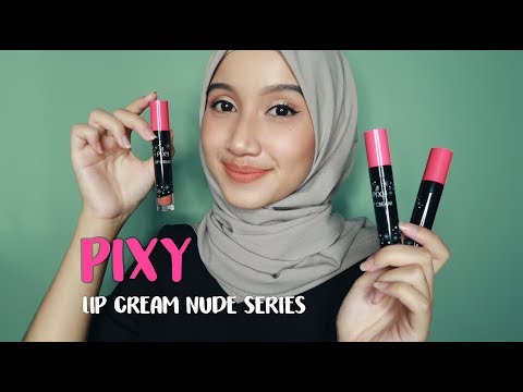 VIDEO : [review & swatch] pixy lip cream nude | itsprilly - halo semuanyaa! di video kali ini berbeda dengan video sebelumnya, aku mau review produk lip cream lokal yang lagi hits ...