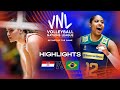 🇭🇷 CRO vs. 🇧🇷 BRA - Highlights Week 1 | Women's VNL 2023