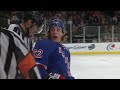 Carl Hagelin Charging Penalty - Stars @ Rangers - 12/13/2011