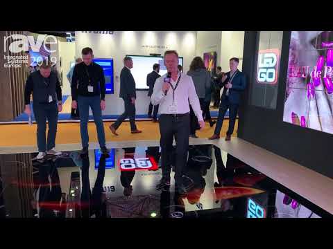 ISE 2019: LEDGO Shows Off the Black Spinel 3.9mm LED Interactive Floor Display