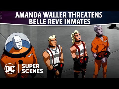 Young Justice - Amanda Waller Threatens Belle Reve Inmates | Super Scenes | DC