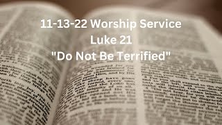 11-13-22 Worship Service