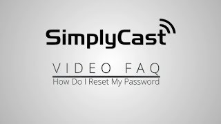 How Do I Reset My Pword Simplycast Vfaq