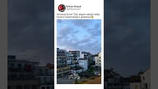 Almanyada Havanın Kararmamasına Şaşıran Türk