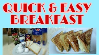 How To Make Quick & Easy Breakfast Recipe Eddz Love Cel Vlog