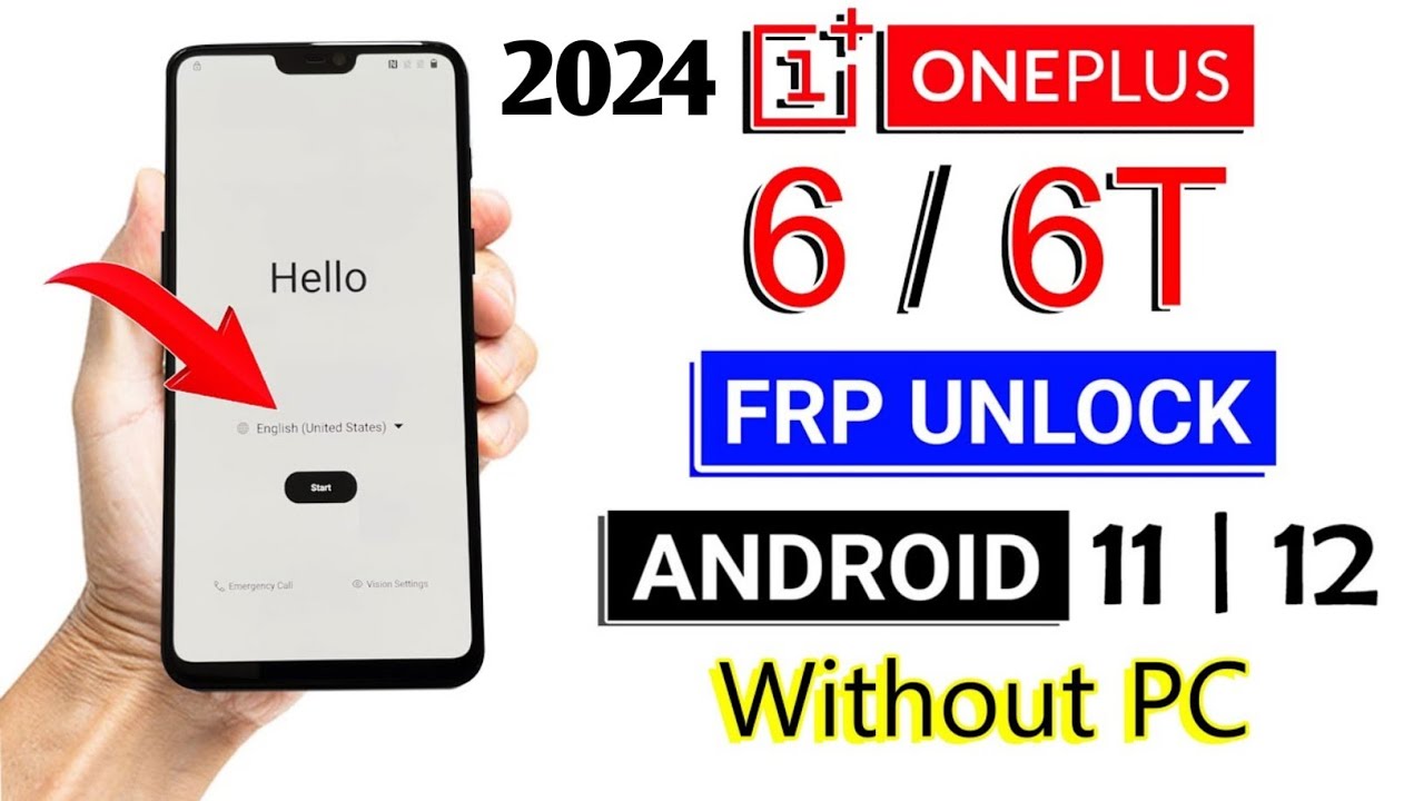 OnePlus 6/6T Remove Google Account Lock 2024 | ANDROID OnePlus 6/6T Remove Google Account Lock 2024 | ANDROID