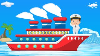 Морские Могучие Машины - Корабли - Развивающий Мультик Для Детей Крошка Антошка