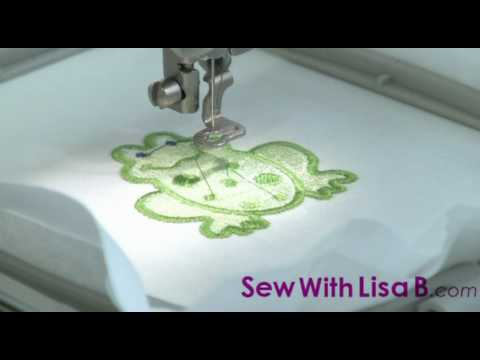 0 How to Machine Embroider a Digitized Embroidery design by Sew With Lisa B