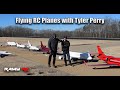 Flying RC planes with Tyler Perry