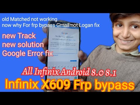 Infinix X609 frp bypass remove without PC Android 8.0.1 Infinix X609 frp bypass remove without PC Android 8.0.1