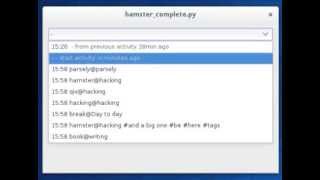 Hamster Time Tracker - Revisiting Autocomplete