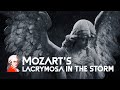 1 Hour of Mozart's Lacrymosa with Storm and Rain Background - Relaxing to Sleep