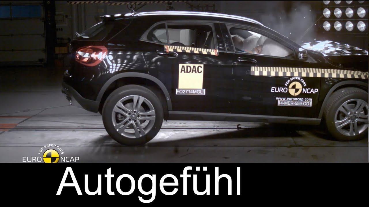 Mercedes Benz GLA crash test 2014 Euro NCAP and ... - YouTube