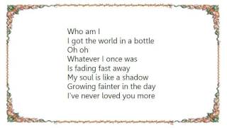 Watch John Waite World In A Bottle video