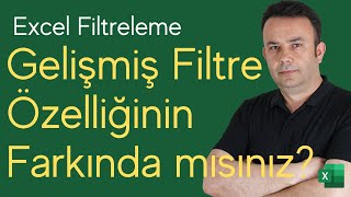 Excelde Filtre Kullanımı Gelişmiş Filtre Özellikleri Ile Veri Izi- 887.Video Ömer Bağci