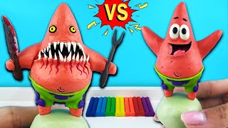 Страшный Патрик ➤ Игра Patrick.ехе, Друг Губка Боб Spongebob. Лепим Фигурки Из Пластилина С Лепка Ок