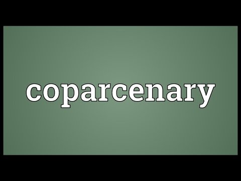 Header of coparcenary