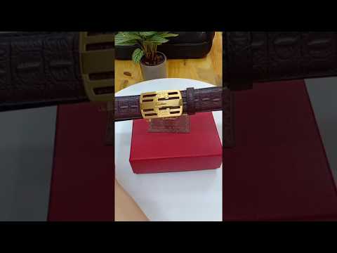 Thắt lưng nam cao cấp Ciartuar BH176 Khóa đồng nguyên khối