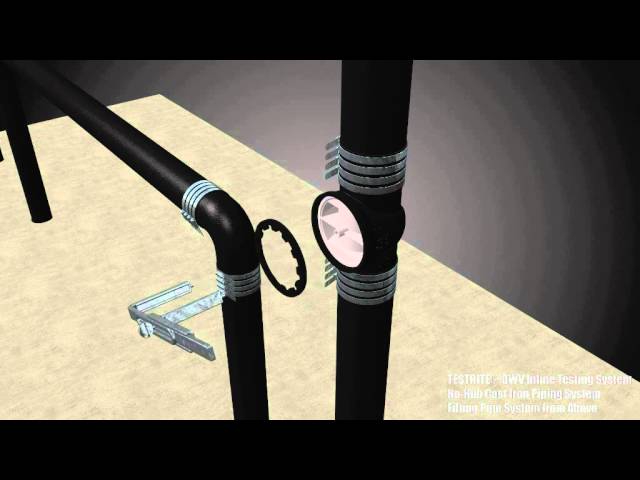 Watch TESTRITE No Hub Cast Iron Piping System   Filling Pipe System from Above on YouTube.