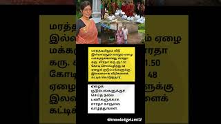 மரததடயல அலலத வட இலலமல வழம ஏழ மககளககனத சரத கர.