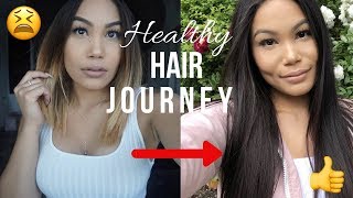 MY HEALTHY HAIR JOURNEY | REPAIRING DAMAGED HAIR | CamilaaInc