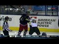 Joe Vitale vs James Wizniewski fight Pittsburgh Penguins vs Columbus Blue Jackets Sept 15 2013 NHL