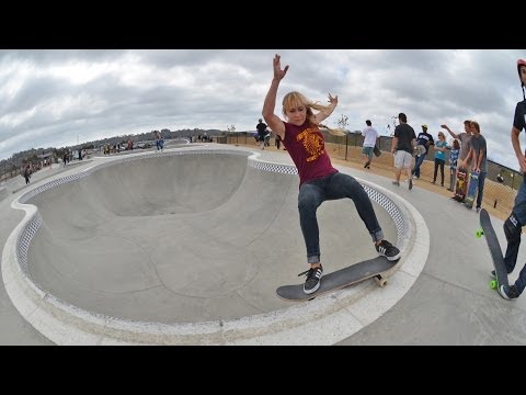 Blog Cam #70 - Oceanside Bowl Session with Mimi Knoop, Cara-Beth Burnside & Friends