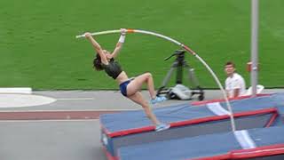 Iryna Zhuk - 4,72 Nr Pole Vault. Slow Motion 120 Fps