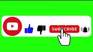 No Copyright, Subscribe And Bell Icon Into Sound Animation Green Screen Subscribe On Animated