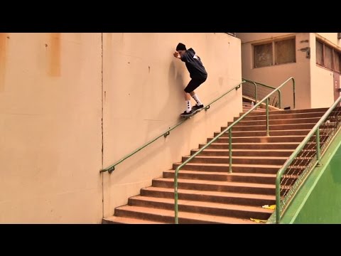 Perfect 5050 on 16 Stair Wall Rail! - Behind the Clips - Josh Krakover