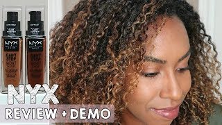 NYX Cant Stop Wont Stop Foundation Review (on dark/oily skin!)