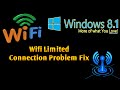 Windows 8.1 Wifi Limited Connection Problem Fix - 4 Ways