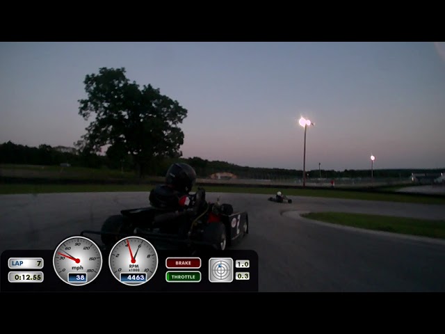 Dylan RAKC Weeknight Race #6 Final 2021 at C-Tech Manufacturing Motorplex at Road America