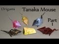 Origami Mice (page 1). YouTube Animal Video Tutorials