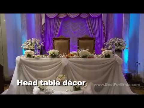 Wedding decoration ideas for banquet halls synagogue churches and more 