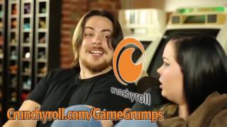 all of the game grumps crunchyroll commercials but every time anyone says anime it gets faster