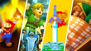 Evolution Of Zelda References In Mario Games (1988-2023)