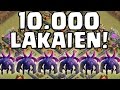 10.000 LAKAIEN! || CLASH OF CLANS || Let's Play CoC [Deutsch/...