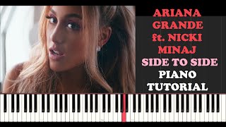 Ariana Grande ft. Nicki Minaj - Side To Side (Piano Tutorial With Synthesia)