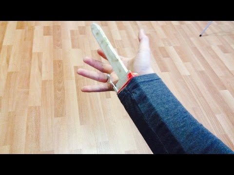 Как сделать скрытый клинок ассасина из дерева Как сделать скрытый клинок ассасина из дерева