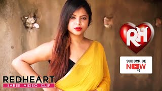 Redheart Saree Lover In Black Saree Outdoor Photoshoot Hd1080P Saree Lover Aranya Saree