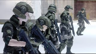 Halo 3 Ai Battle - Female Marines Vs Female Marines