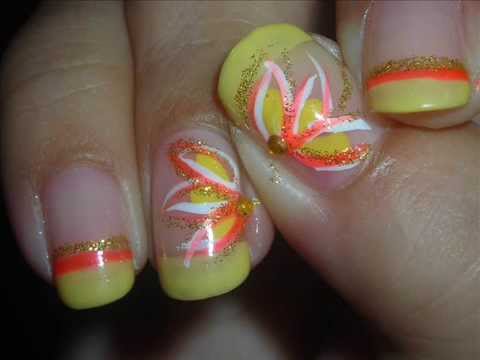 Decoración de las uñas de los pies