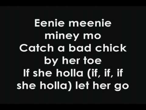 Justin Bieber Ft.Sean Kingston- Eenie Meenie (Lyrics)