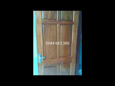 Mẫu cửa 1 cánh thông phòng gỗ lim nam phi tự nhiên