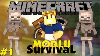 Minecraft Modlu Survival - Lanetli Başlangıç - Bölüm 1