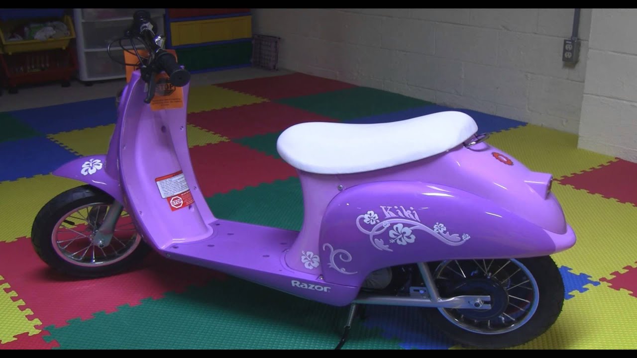 Purple Electric Razor Scooter